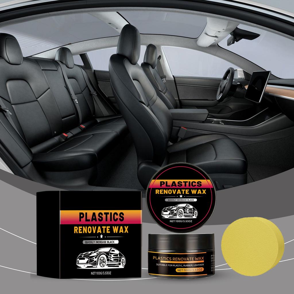 Car Plastic Cream Car Anti-scratch Decontamination Bright As New Plastic Maintenance And Cream