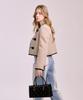 Jina In Ny Donna Quilted Mini Tote [White Combo]