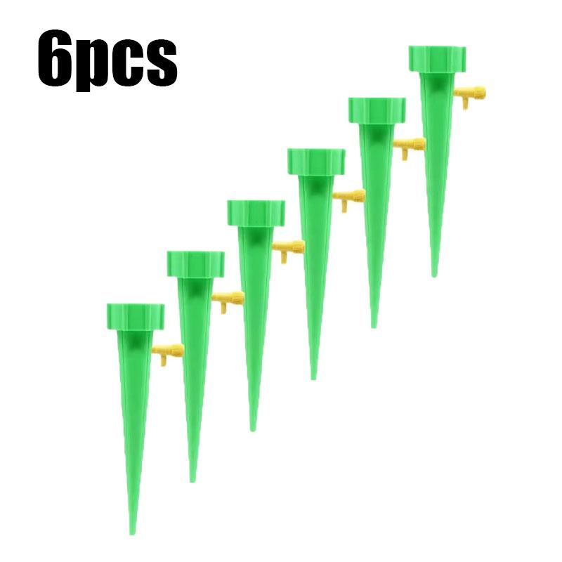 6/24Pcs Drip Irrigation For Self-Watering Pot Automatic Drip Irrigation Plant Watering Device Adjustable Control Water Dripper