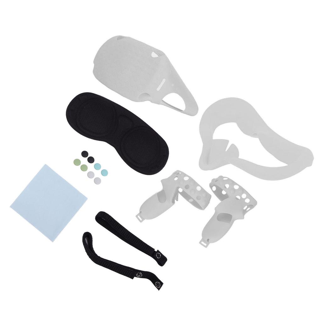 VR Glasses Silicone Accessories Set Anti Sweat Anti Fouling Dust Proof Washing VR Glasses Mask