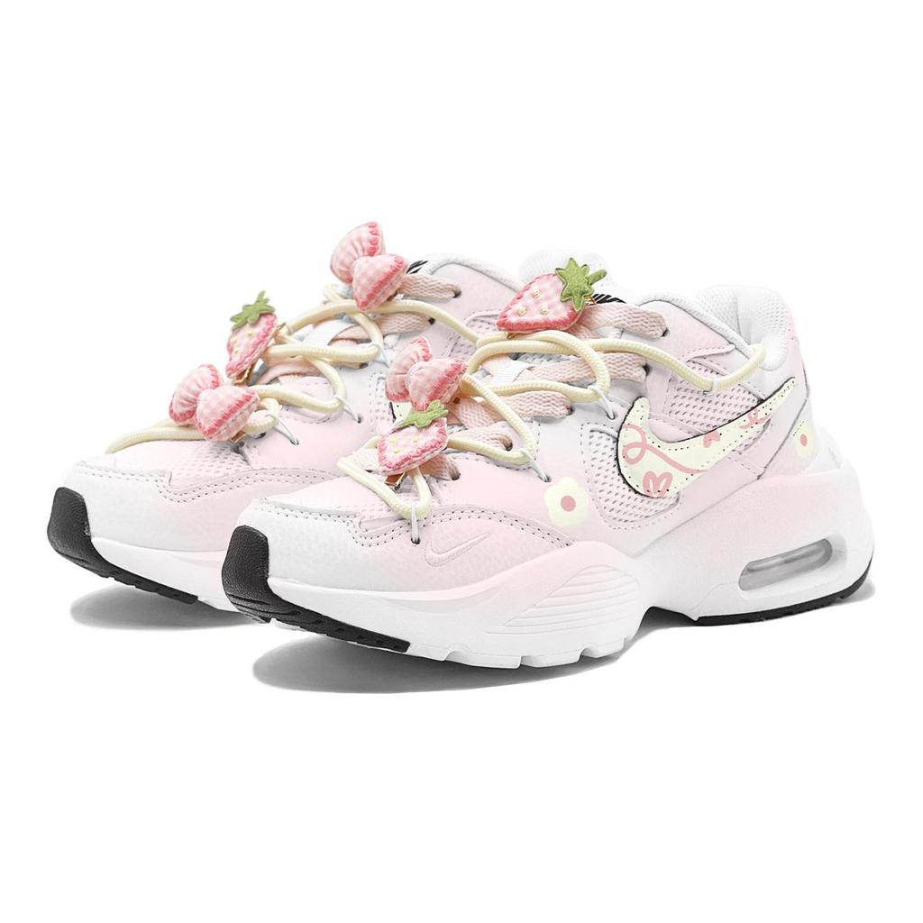 Nike Air Max Fusion Rutschfest Rutschfest Niedrig geschnitten Y2k Laufschuhe Damen Rosa Gelb CJ1671-100(TeamS2-S-BOX)