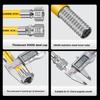 Explosion Proof Natural Gas Pipe 0.5/1/1.5/2/2.5m Armored Stove Gas Line Rodent Proof Flexible Steel Gas Dryer Hose Kit