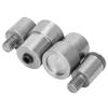 4Pcs Alloy Steel Snap Button Die Set for 831 Type Buttons Heavy Duty Hand Press Die Replacement Kit Upper Lower Mold