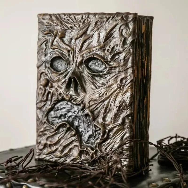 Necronomicon Dark Magic Book, Demon Evil Dead Summon Notebook Decoration, Horror Movie Prop, Collection Gift, Halloween Decor