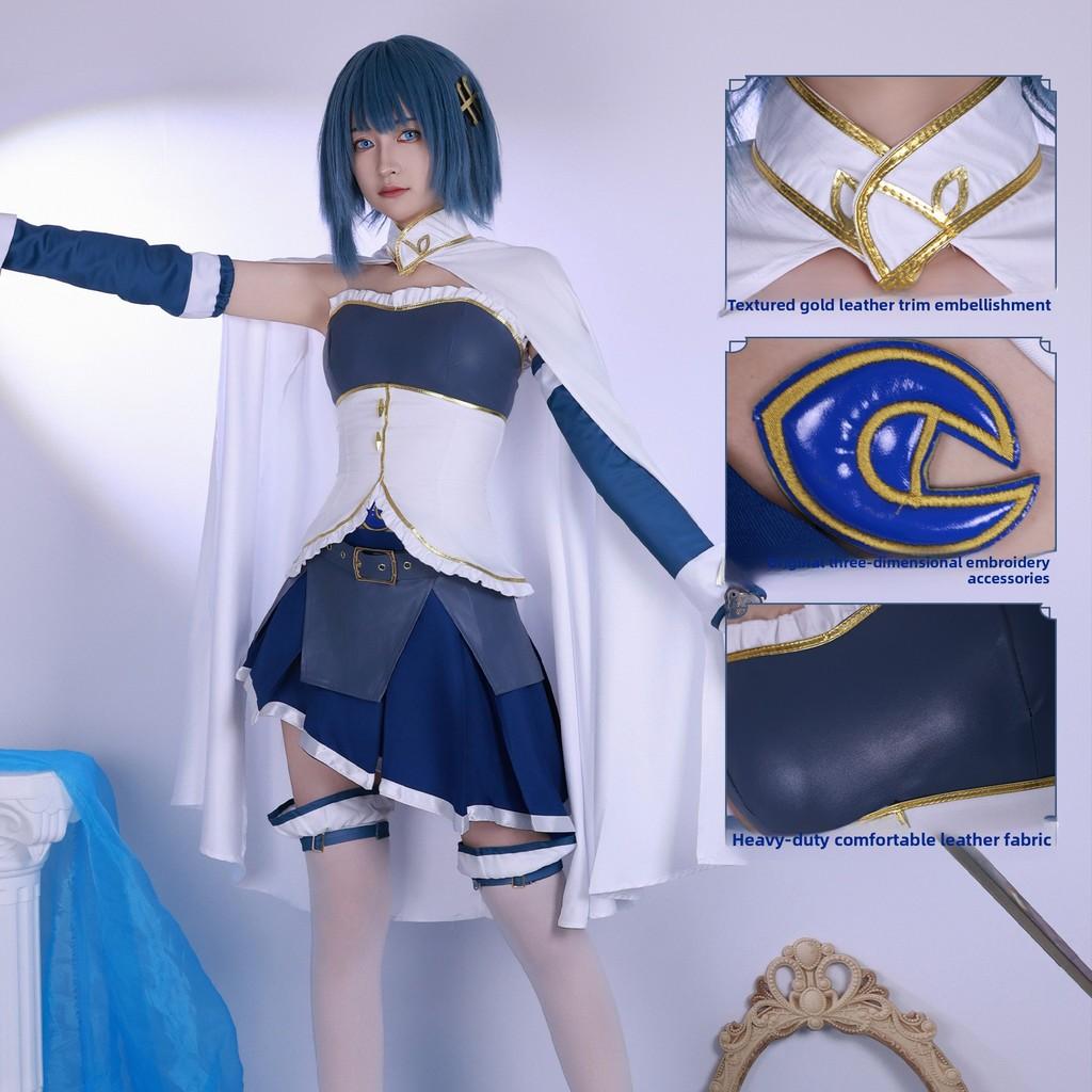 Madoka Magica Cosplay Costume With Polyester Fabric For Anime Role Play