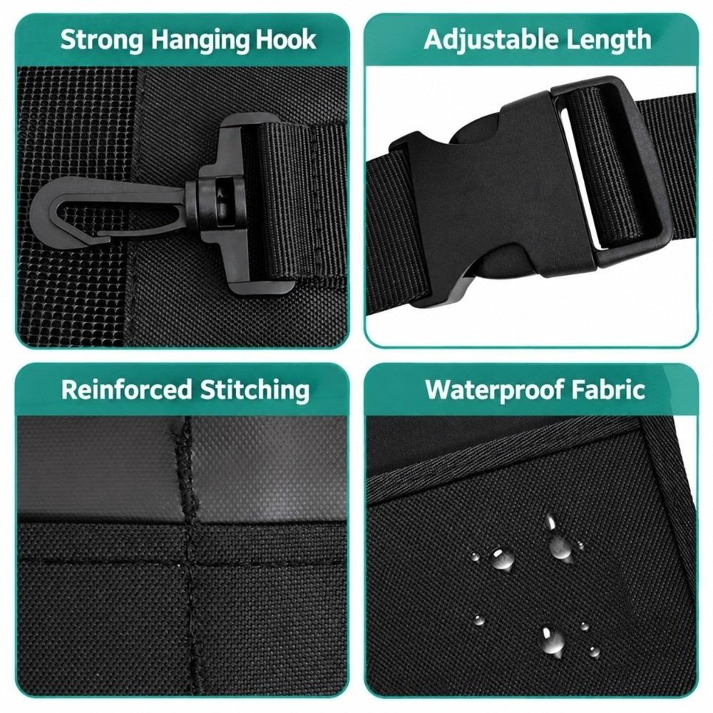 Green Black Tool Storage Bag with Belt Waist Tool Bag Versatile Multi Pocket Bag  DIY Projects