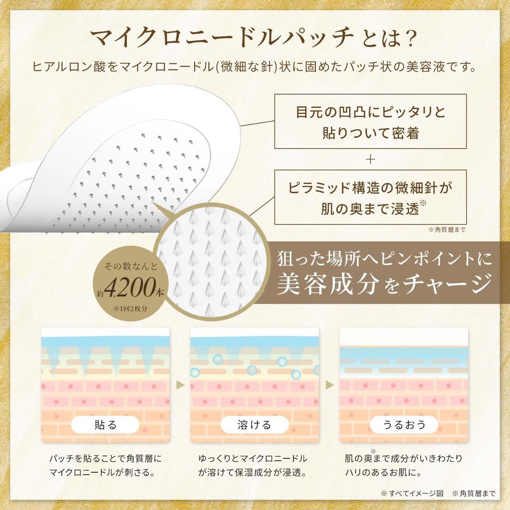 Product featured in the March issue of GOODA Needle Patch by a JASDA certified skin care Set of 8 4 times Hyaluronic acid patch Niacinamide CICA