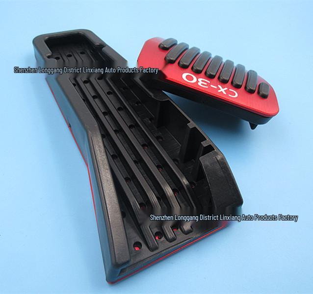 Pour Mazda 3 & CX-30: Ensemble de Pédales Antidérapantes en Alliage d'Aluminium Non Perforé (Accélérateur et frein)