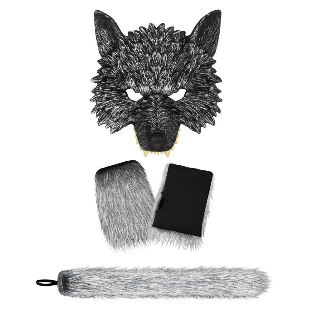 Halloween Cosplay Wolf Costume Set Novelty Masquerade Costume Props
