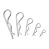 100 Pcs Stainless Steel Car Body Shell Clips Fixed Car Parts Spring R Type Cotter Pin Bolt 1/1.2/1.6/1.8/2mm Wave Circlip