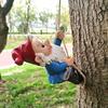 Garden Climbing Gnomes Tree Decor Cute Gnome Garden Statue Art Resin Dwarf Sculpture for Yard Outdoor Decoration Ornaments