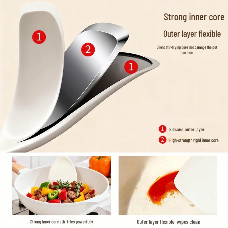 Heat-Resistant Silicone Non-stick Spatula