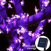 Solar Floral Garlands Light 5m 7m 12m Flower Solar Lamp Power LED String Fairy Lights Garden Christmas Decor for Outdoor