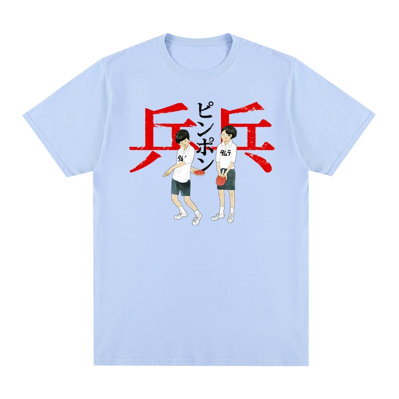 

Ping Pong t-shirt The Animation Japanese Anime Taiyo Matsumoto Tekkon kinkreet Cotton Men T shirt New TEE TSHIRT Womens tops 4XL