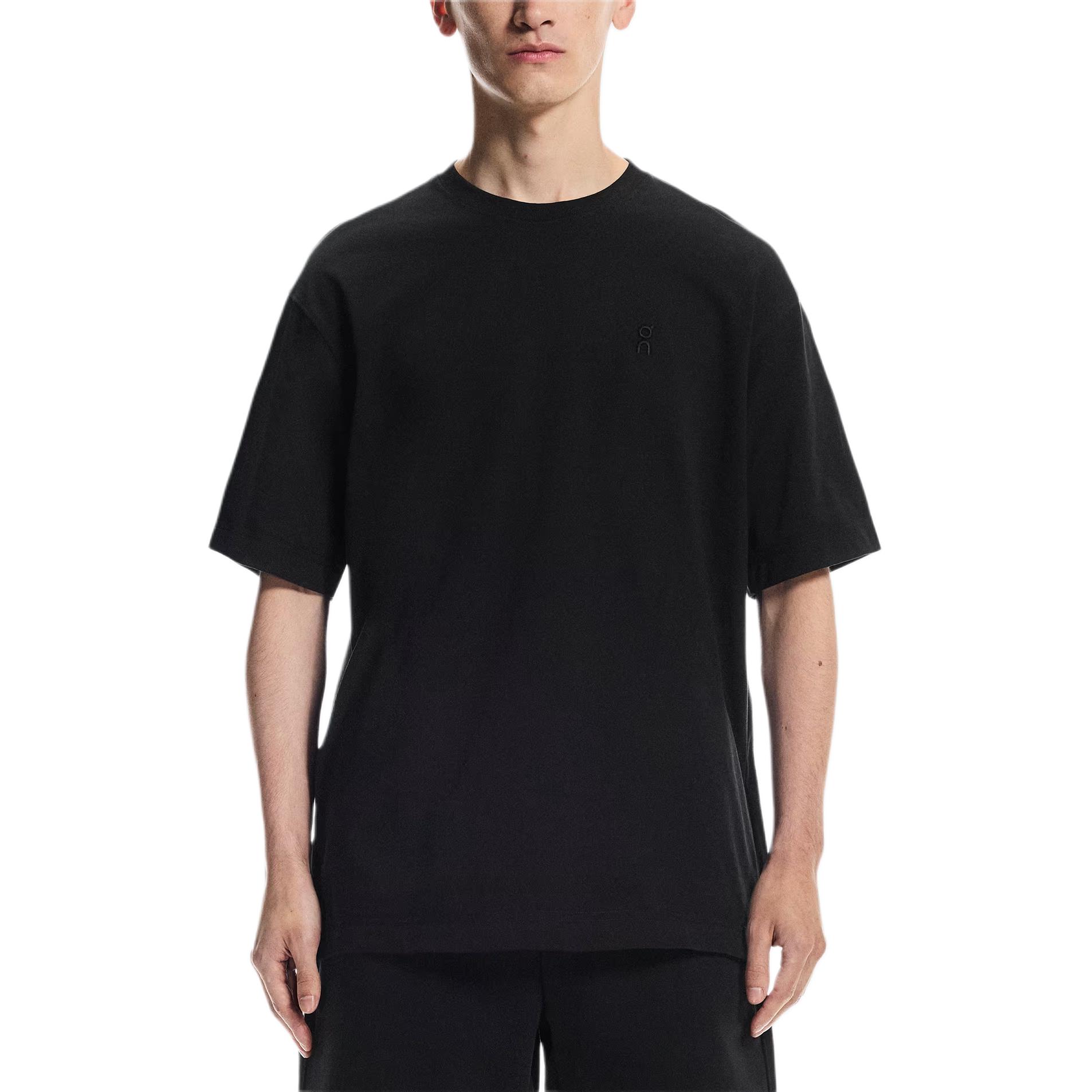 ON Running Losse Ronde Hals Drop Shoulder Geborduurde Korte Mouw T-shirt Heren tops 1MG10710553 L