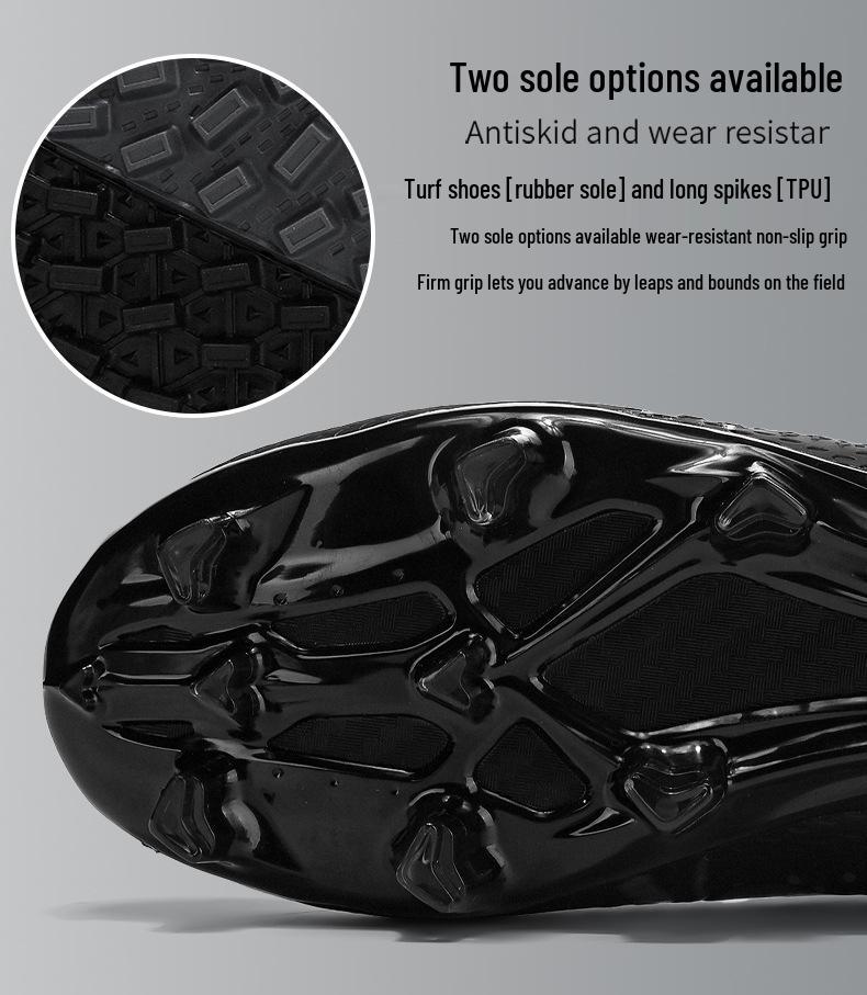 Children's TF Football Shoes: Men's Outdoor Non-slip Breathable Training Sneakers for Turf