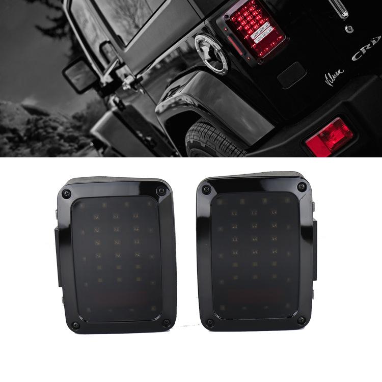 JEEP Wrangler LED Taillight Assembly for First Gen - Universal Fit & Brake Light