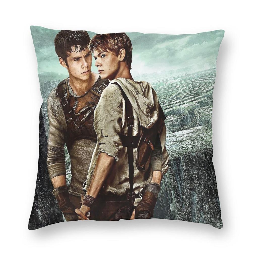 Maze Runner Newt Thomas Pillowcase Polyester Linen Velvet Printed Zip Decor Sofa Seater Cushion Cover
