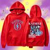 KATSEYE Print Hoodie Sweet Cool Loose Pullover Sweatshirt Casual Daily Wear 60810-5
