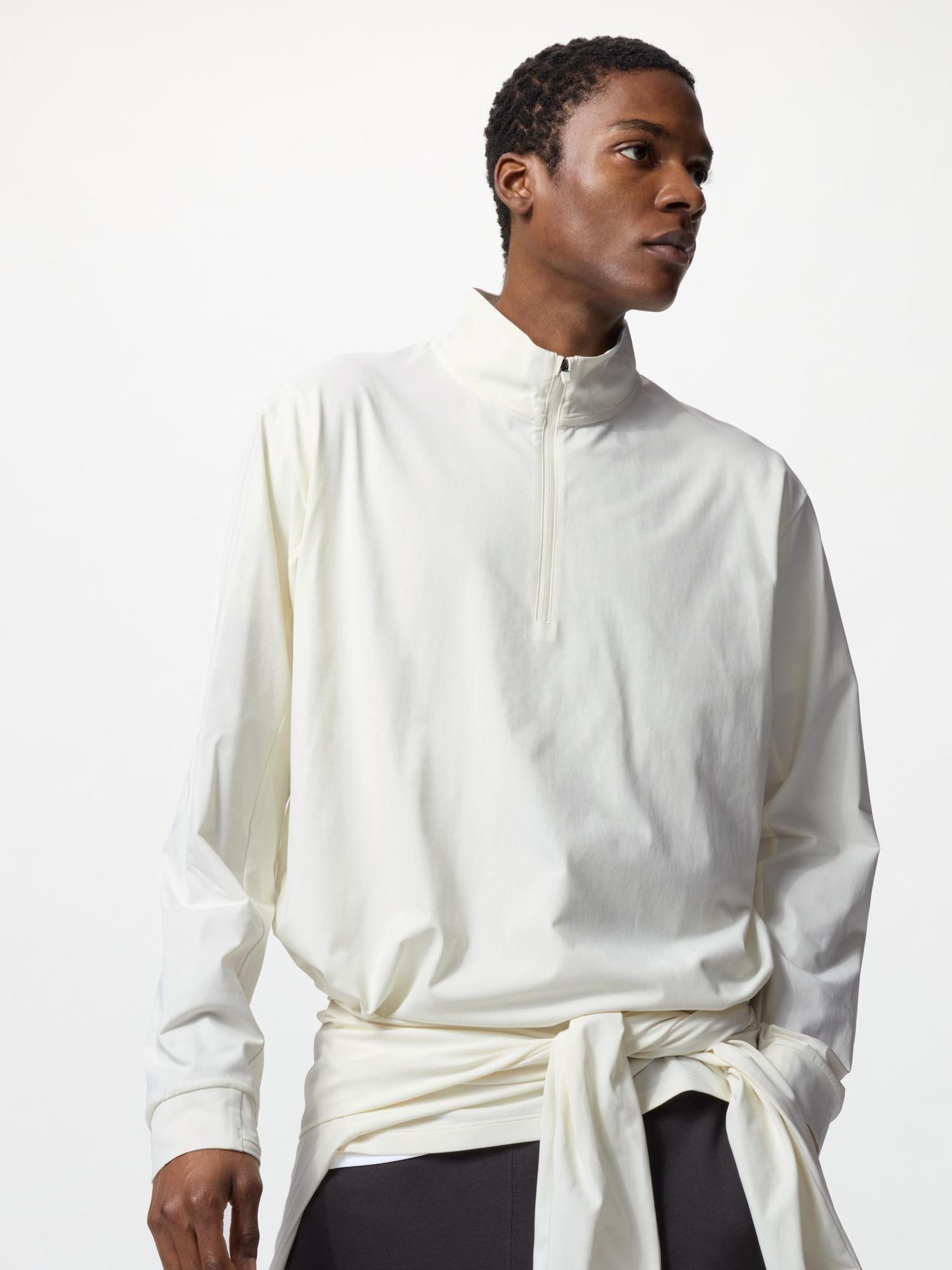 

Uniqlo Japan Dry Exuv Cut Half Zip Tee
