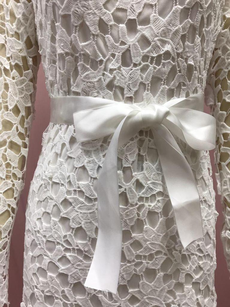 2025 Women's Lace Hollow Long Sleeve Stand Collar Dress - 5 Color Irregular Design
