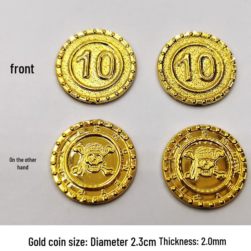 Pirate Gold Coin Simulation Game Ornaments & Chips