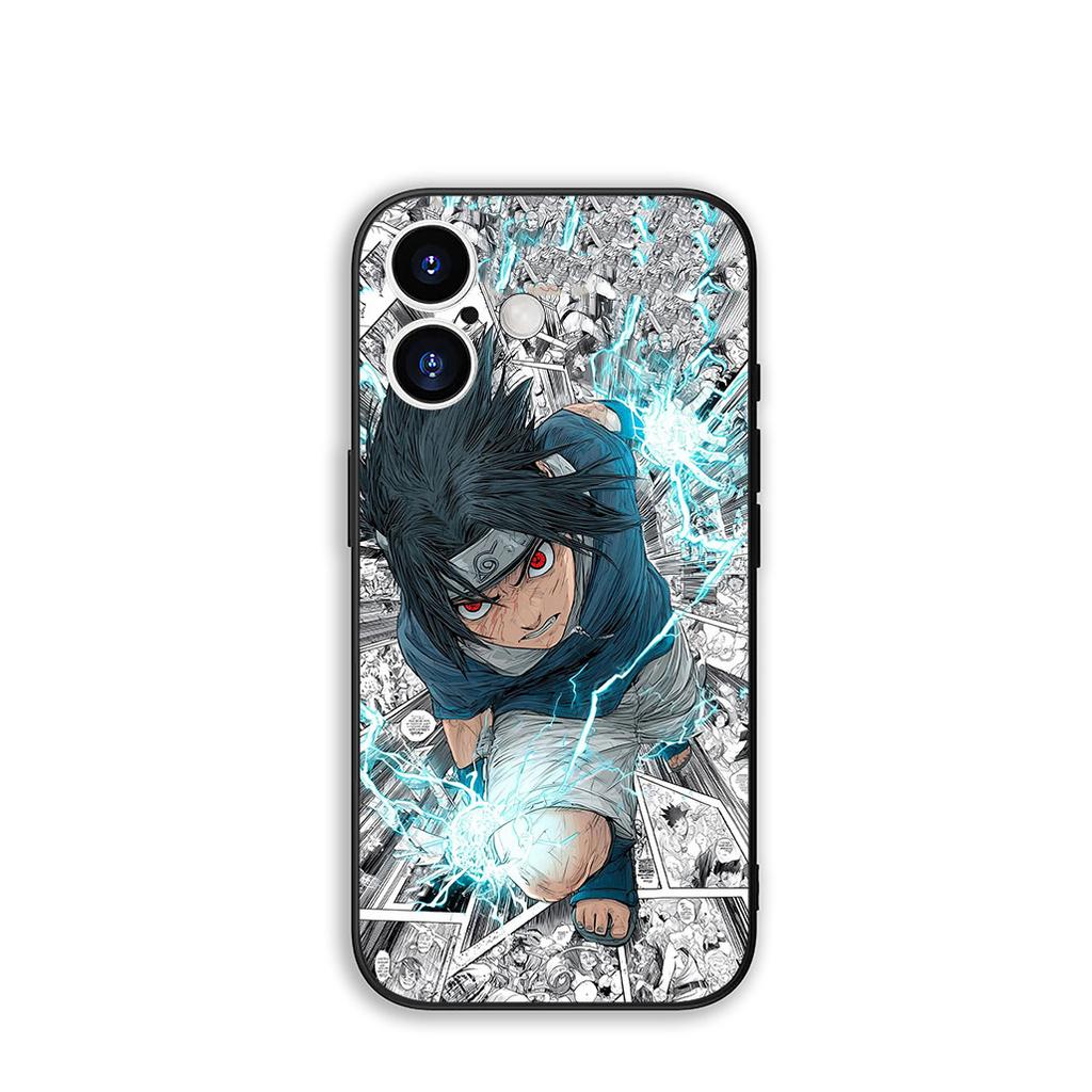 for Motorola Moto G54 G05 G24 G45 G55 G75 G85 G15 G57 G86 Power Edge 50 30 Ultra Fusion neo Pro Case Narutos Sasuke Uchiha Anime