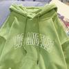 Women Hoodie Hooded Drawstring Loose Pullover Spring Hoodie for Daily Wear