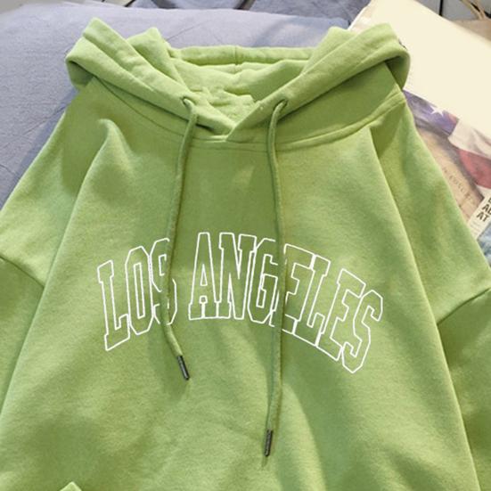 Women Hoodie Hooded Drawstring Loose Pullover Spring Hoodie for Daily Wear