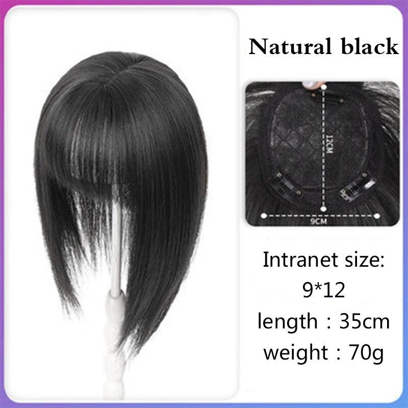 

PAGEUP Синтетическая 3D челка 25 СМ Невидимая Бесшовная воздушная челка на голове Натуральная невидимая челка для увеличения объема волос 4/27HL