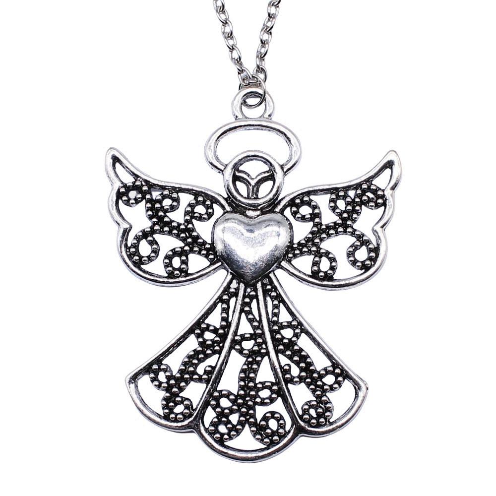 45cm Oder 70cm Lange Kette Halskette Flügel Engel Hochzeitsschmuck Zubehör QN003