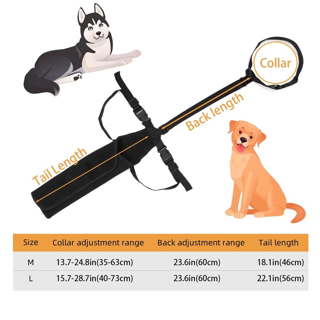 New Pet Dog Tail Protection Cover Hair Loss Treatment for Injuries Anti Licking and Bite Adjustable Protective Gear Pet Supplies
