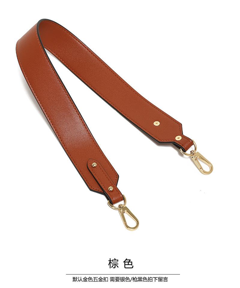 Pure Leather Single Shoulder Armpit Wide Bag With Beeswax Ebony Color Strap Accessories Purchase Solid