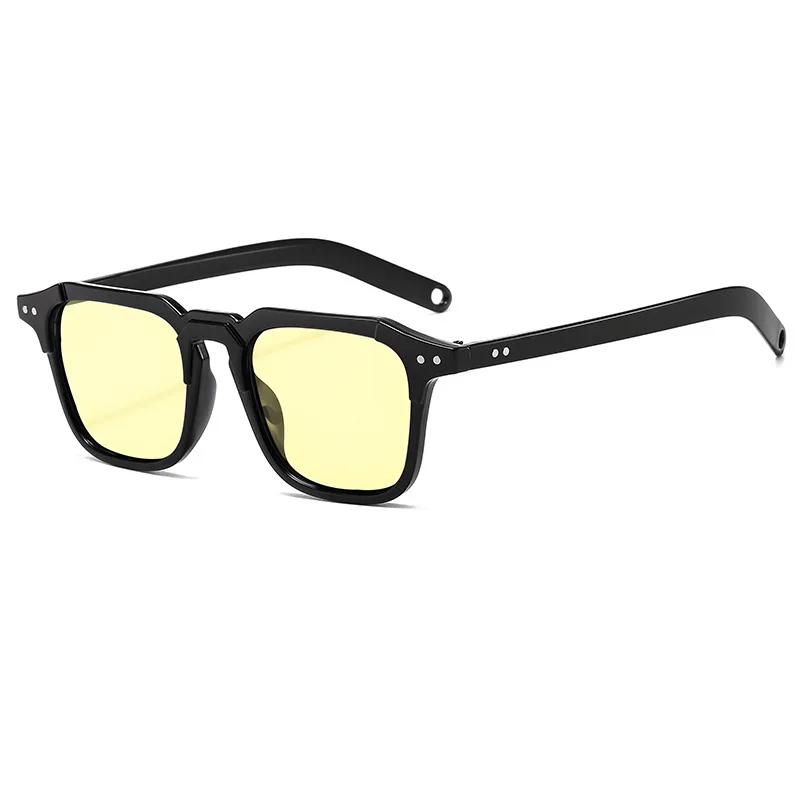 Latest Fashionable Square Sunglasses for Daily Use Sun Protection Vintage Retro Fashionable Eyeglasses for Daily Wear