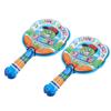 2 Pezzi Racchetta da Badminton Gonfiabile Leggera per Bambini Giocattolo Sportivo   1 Pezzo Pallina Gonfiabile