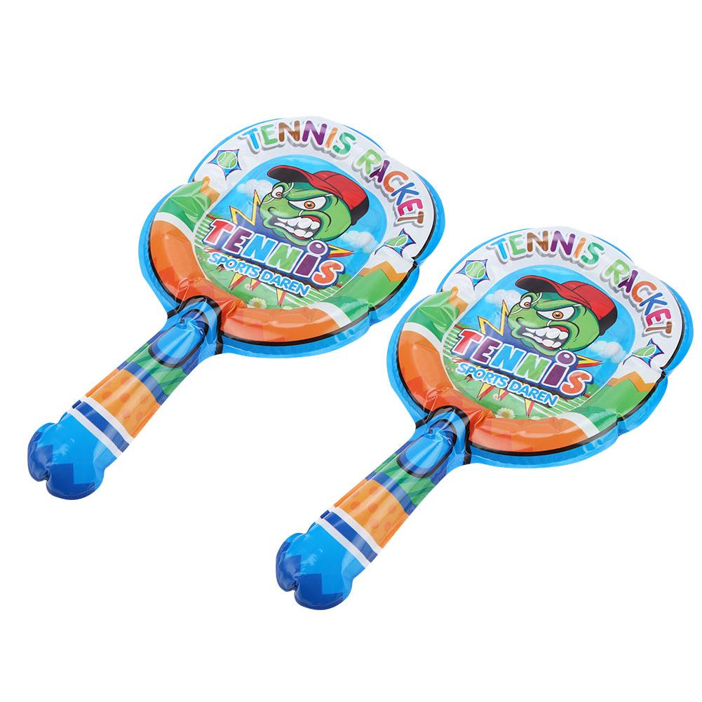 2 Pezzi Racchetta da Badminton Gonfiabile Leggera per Bambini Giocattolo Sportivo   1 Pezzo Pallina Gonfiabile