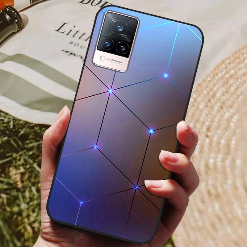 For Vivo V21 5G Case V 21 Silicon Back Cover Phone Case for Vivo V2050 VivoV21 5G Cases Soft Bumper Coque for Vivo V21 5G Fundas