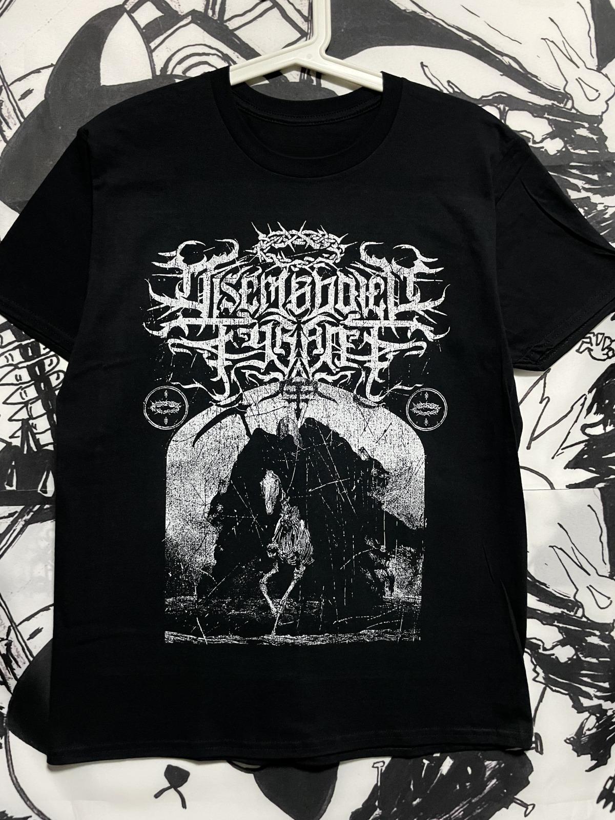 

2025 Бестелесный Тиран Симфоническая Мелодия Дэдкор Группа Принтованная Мужская и Женская Метал Рок Свободная Хлопковая Футболка S