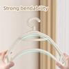 10PCSWide Oulder Clothes Hanger Home Anti-Slip Hanging Pants Dress Hanger Large Size Plastic Rotatable Clothes Hangers Organizer