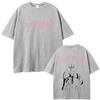 Rapper Lil Uzi Vert Pink Tape Tshirt Unisex Hiphop Fashion Loose Short Sleeve Tshirt Women Casual Vintage Fashion Tshirt