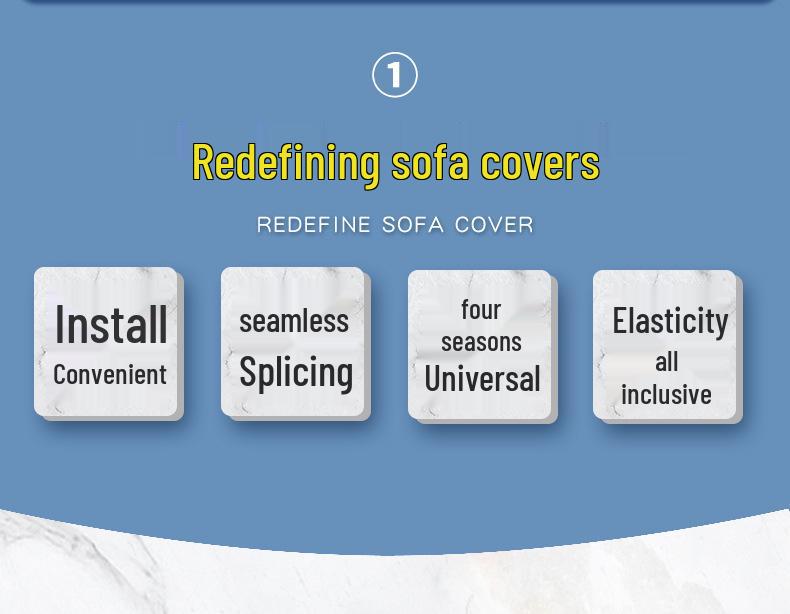 Stylish Non-slip Elastic Sofa Cover Set