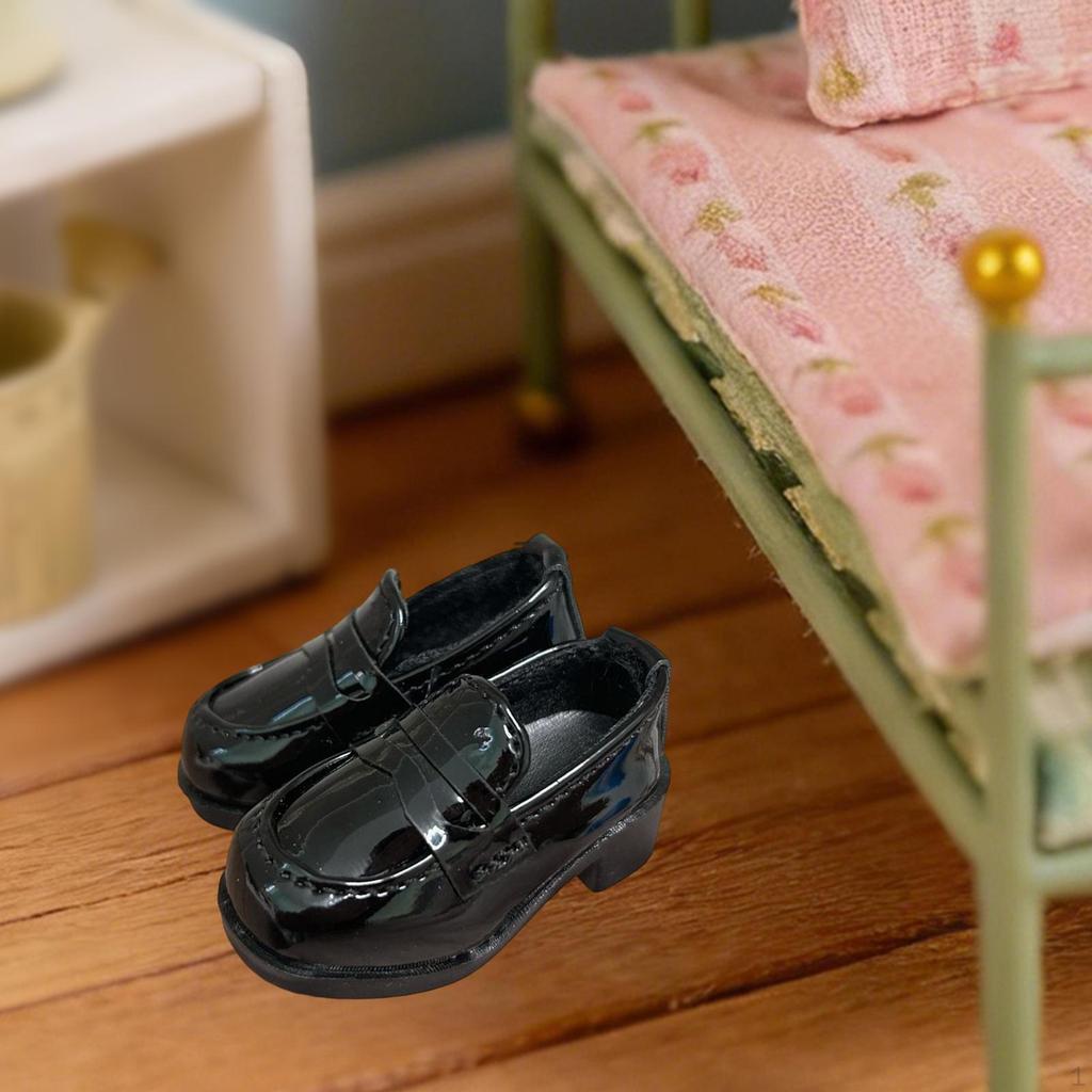 1/4 BJD Doll Shoes 16inch-18inch Collectible Women Action Figures Miniature Model Decoration Loafers