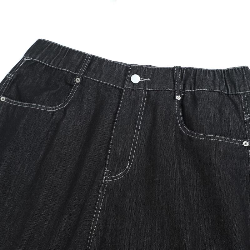 Men's Lyocell Ice-Feel Wide-Leg Curved Jeans
