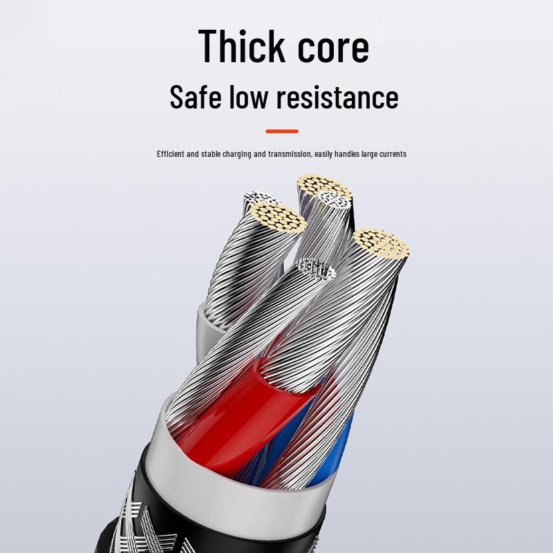 240W Dual Type-C Fast Charging Cable with Smart Display for Apple, Huawei, Vivo, OPPO
