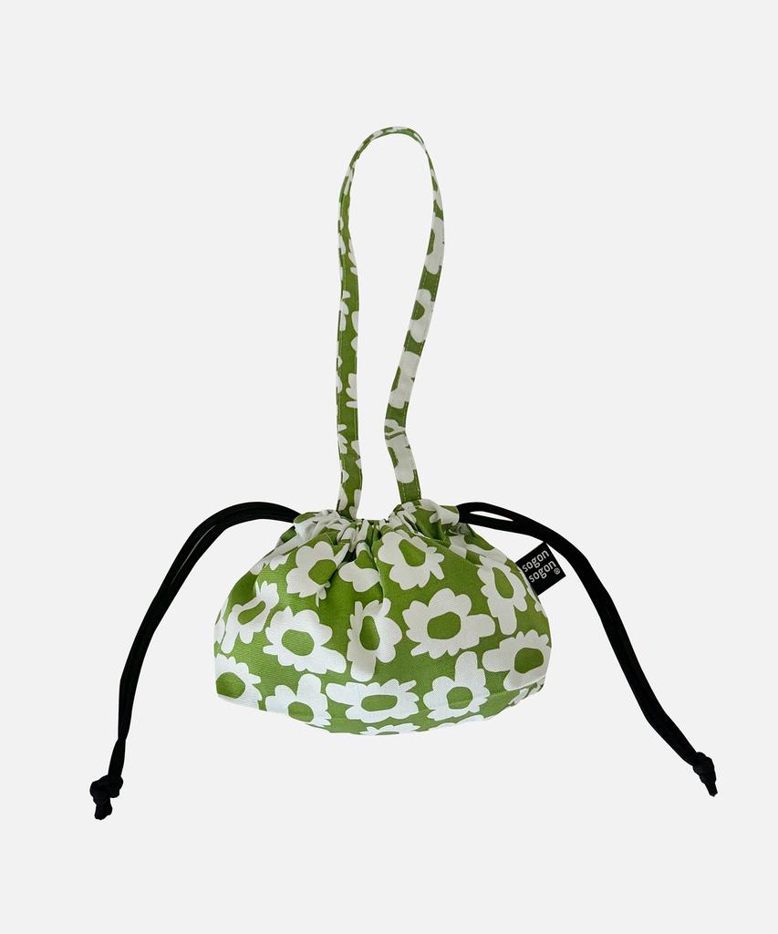 Sogonsogon Bloom Olive Mini String Bag