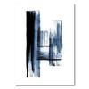 Abstraktes, modernes, minimalistisches Poster, blaues Graffiti, lässig, einfach, frisch, Druck auf Leinwand, Bild für Wohnzimmer, Schlafzimmer, Arbeitszimmer, Dekoration