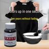 Eco-Friendly Black Fabric Dye for Renovating and Color Changing Cotton, Linen, and Denim - No Boiling, Fade-Resistant.