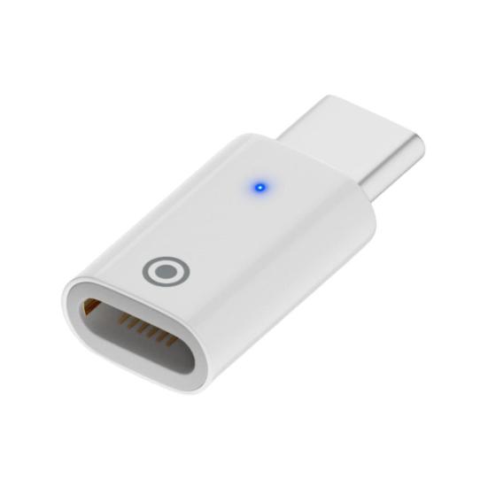 

Charger Connector with Play Quick Charging Indicator Plug USB-C Male to Female Charging