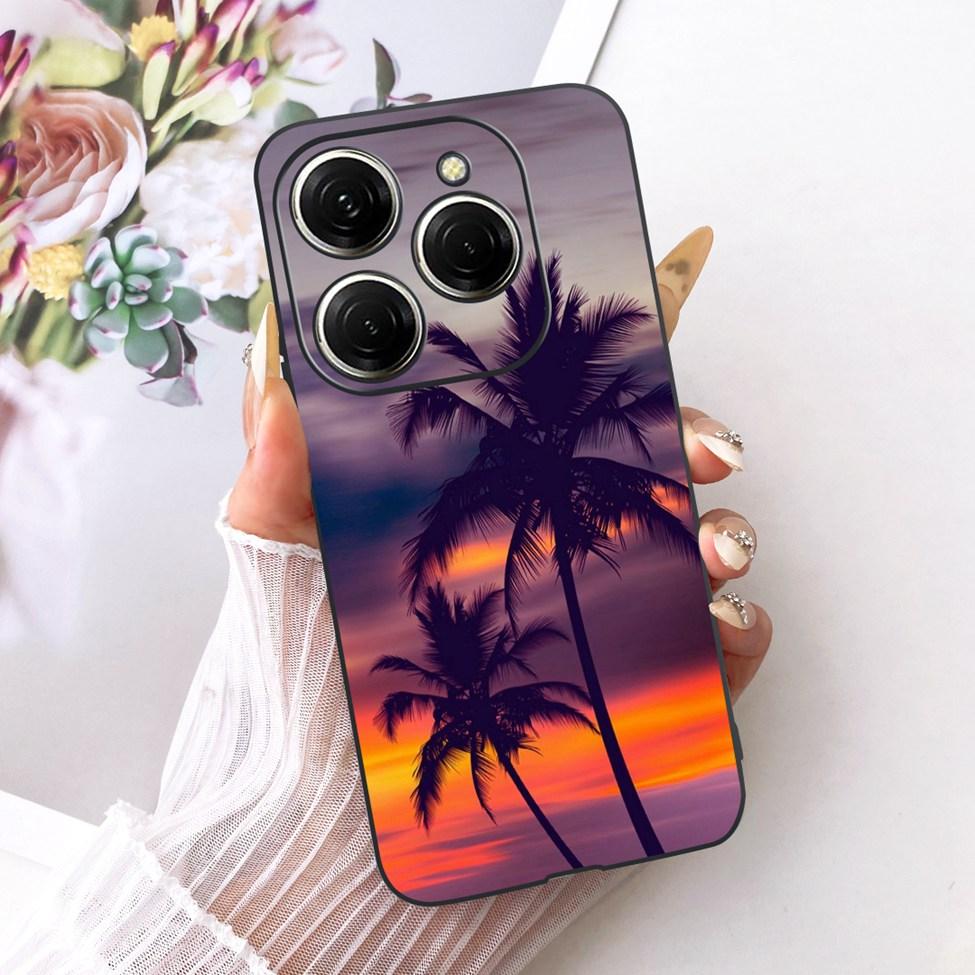 Case For Tecno Spark 20 Pro Cover KJ6 Cute Cat Fashion Butterfly Painted Casing For Techno Spark 20 Pro Bumper