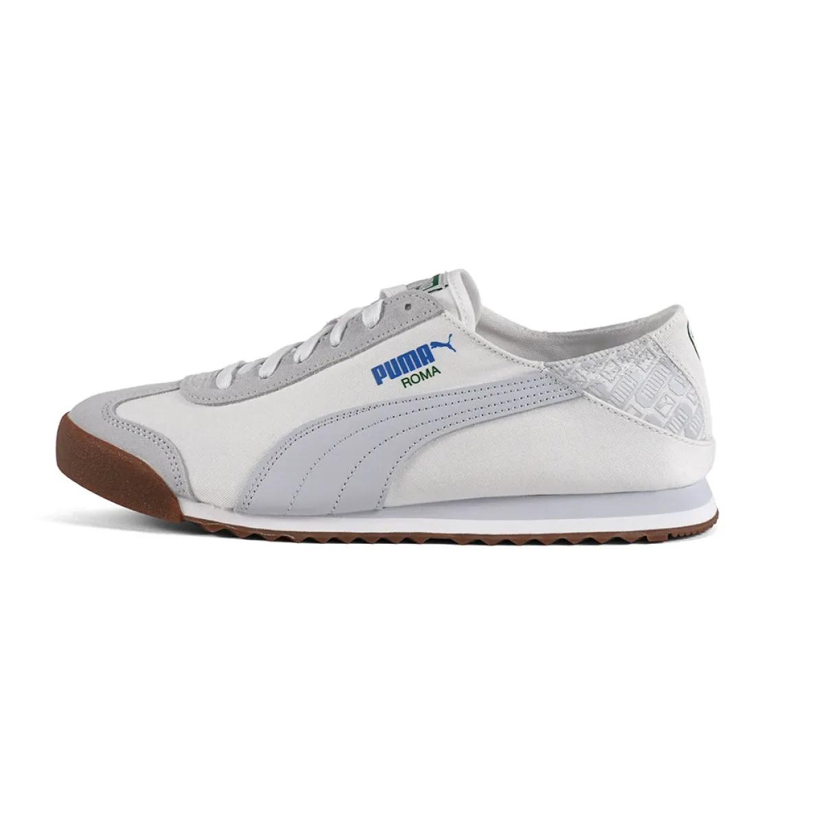 PUMA Roma Versatile Mule Sneakers White Grey Men s 398332-04 EU 41